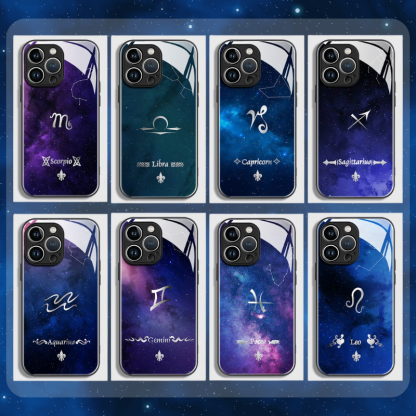 十二星座新款高清全包防摔玻璃殼-ZUIHANG SHOP