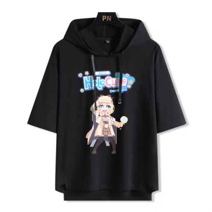 Vtuber Hololive新款 親子情侶男女款連帽短袖T恤-ZUIHANG SHOP