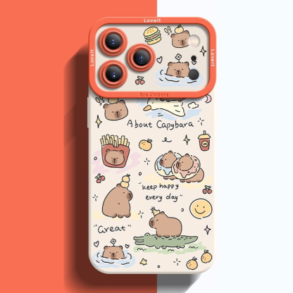 卡皮巴拉液態矽膠全包防摔軟殼