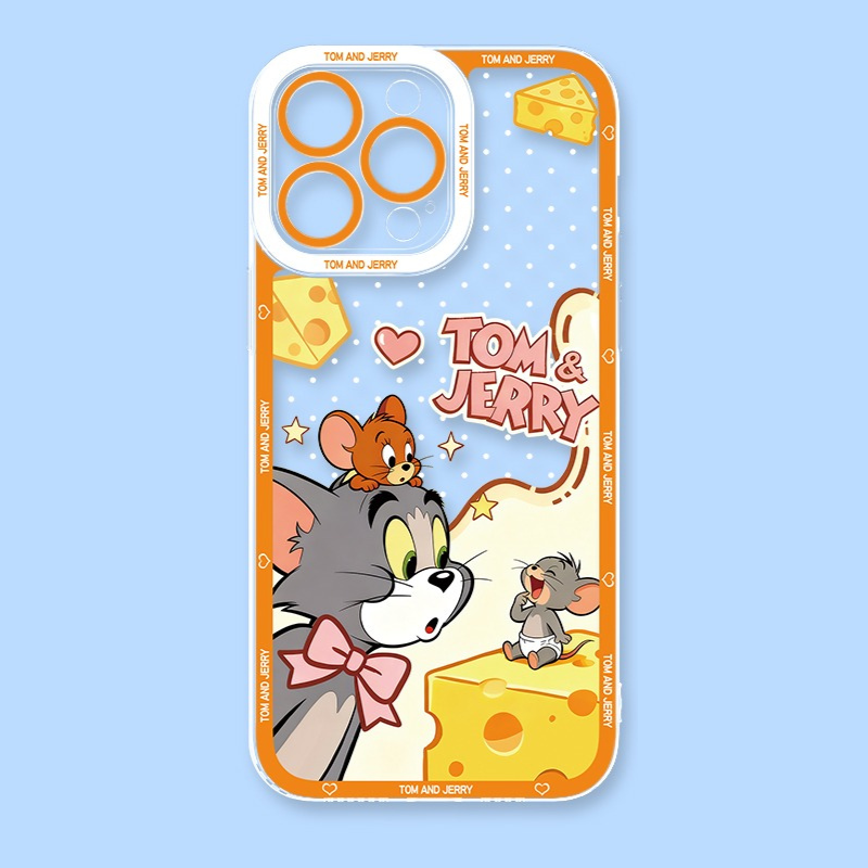 湯姆貓與傑利鼠天使眼透明防摔軟殼