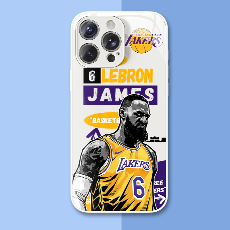 NBA球星新款高清全包防摔玻璃殼