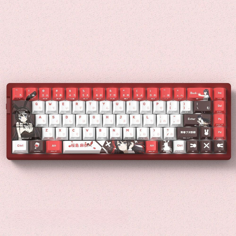 櫻島麻衣 聯名二次元側刻無線機械鍵盤
