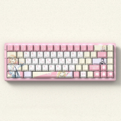 戀上換裝娃娃 聯名二次元側刻無線機械鍵盤