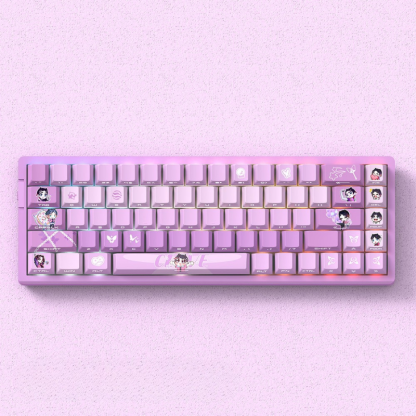 Valorant 慕蝶 聯名二次元側刻無線機械鍵盤