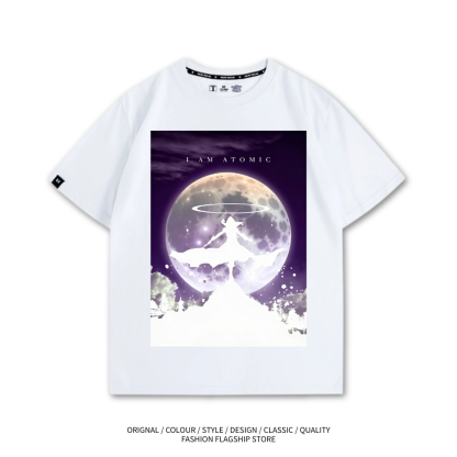 我想成為影之強者！動漫主題印花短袖T恤