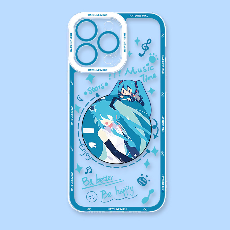 初音未來 天使眼透明手機殼
