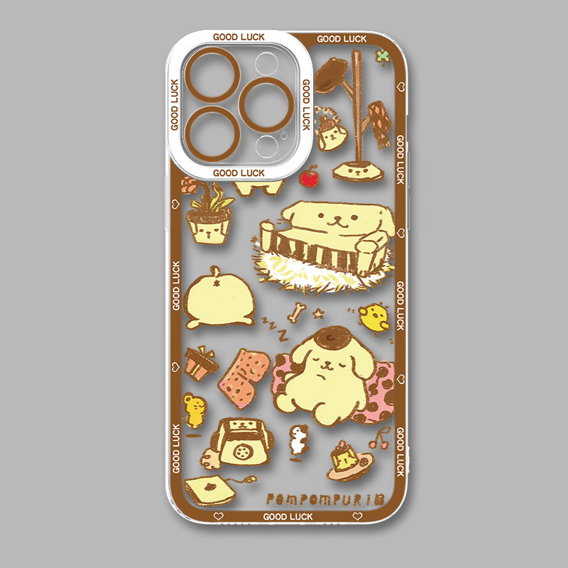 三麗鷗佈丁狗天使眼透明手機殼