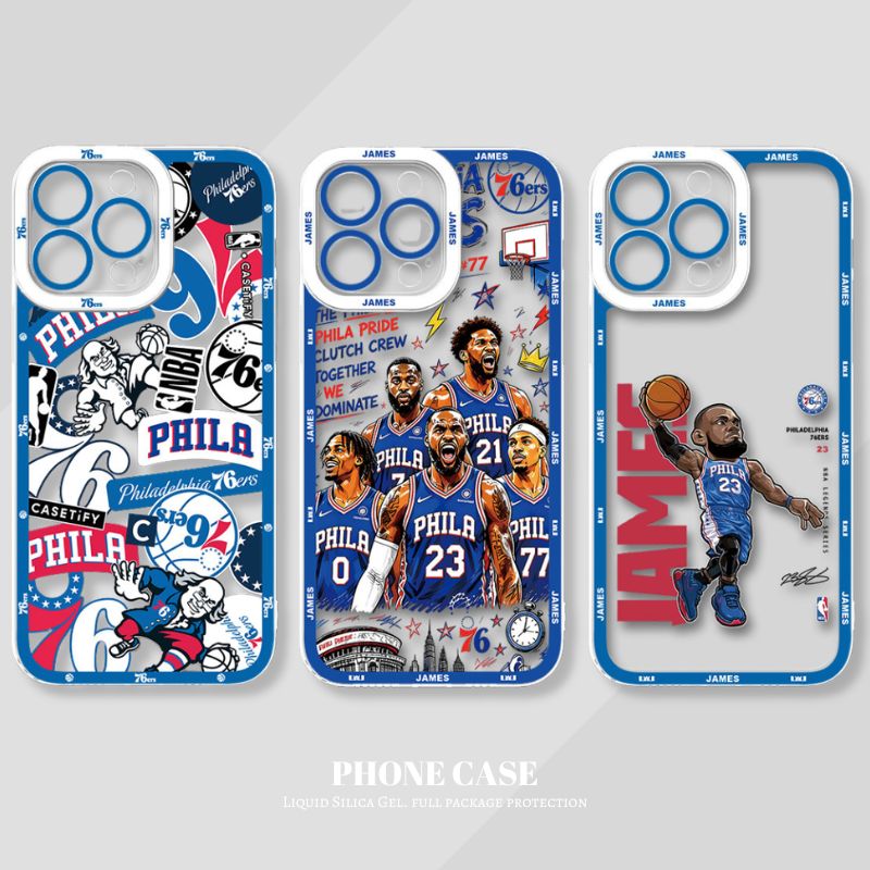 NBA詹姆斯天使眼透明手機殼