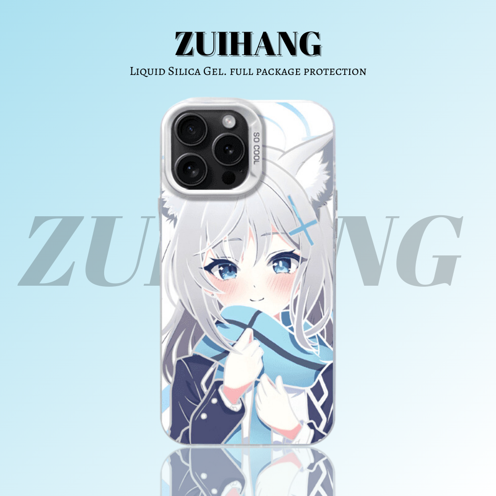 蔚藍檔案彩銀防摔手機殼-ZUIHANG SHOP
