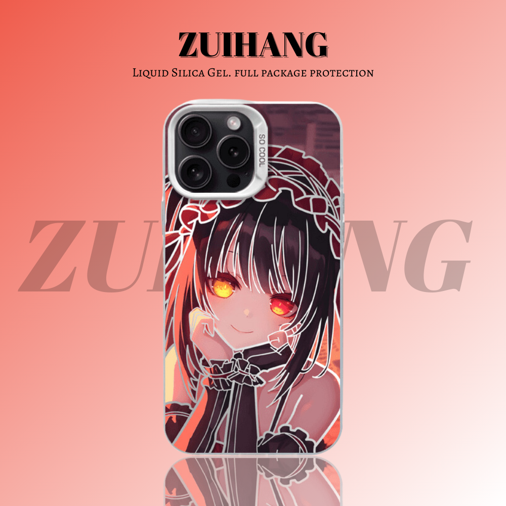 約會大作戰彩銀線條漸變防摔手機殼-ZUIHANG SHOP
