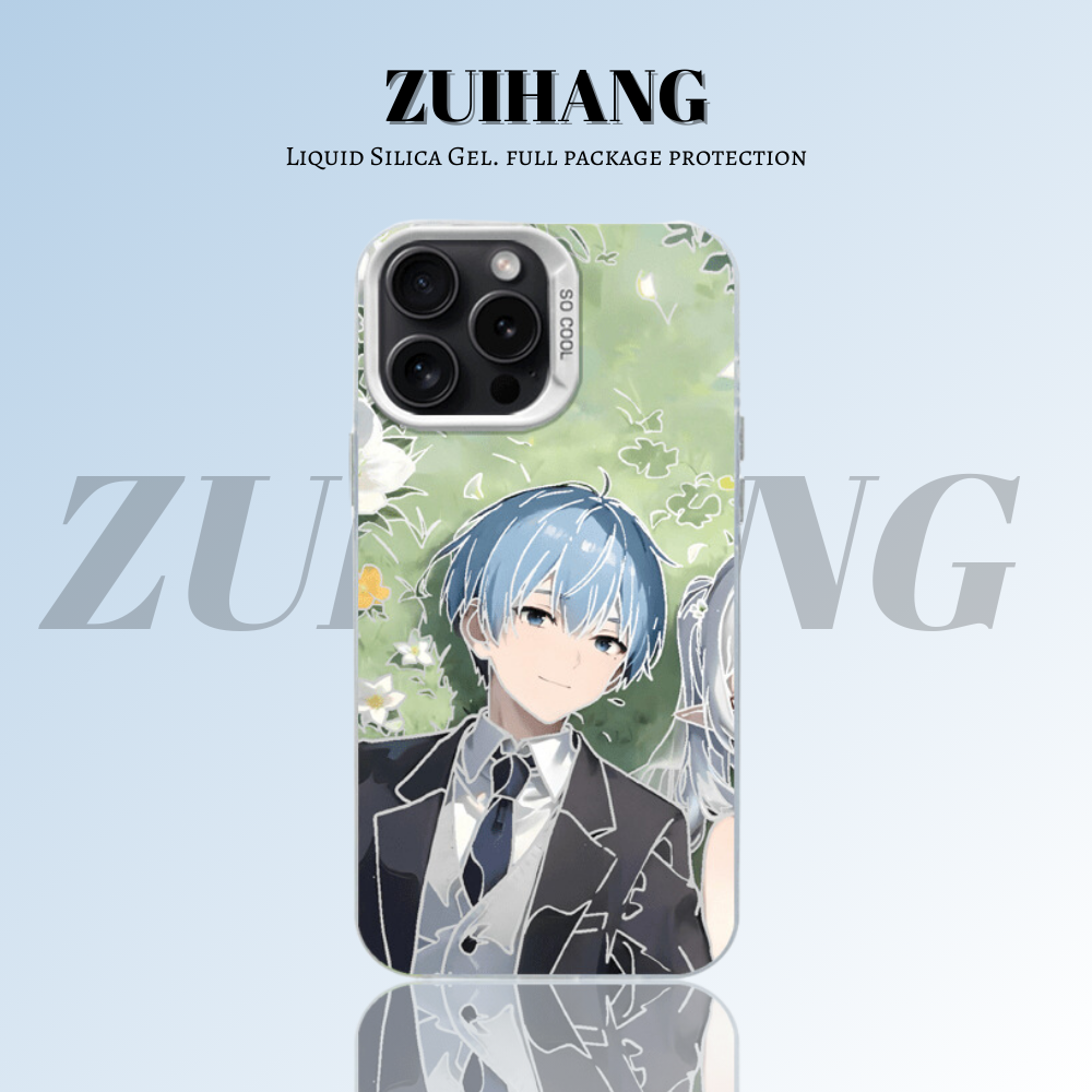 芙莉蓮彩銀線條漸變防摔手機殼-ZUIHANG SHOP
