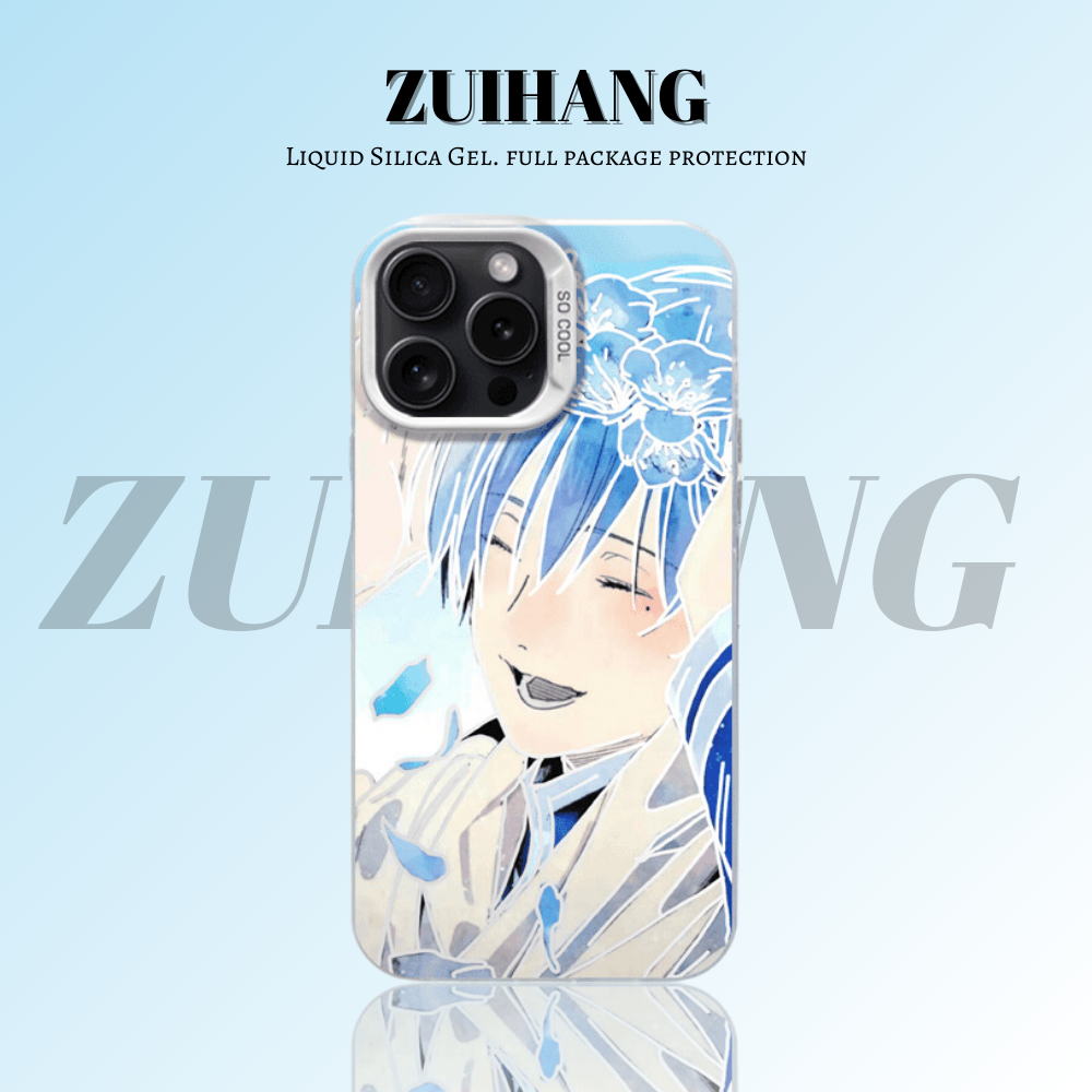 芙莉蓮彩銀線條漸變防摔手機殼-ZUIHANG SHOP