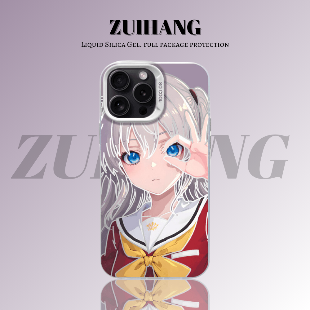 Charlotte彩銀線條漸變防摔手機殼-ZUIHANG SHOP