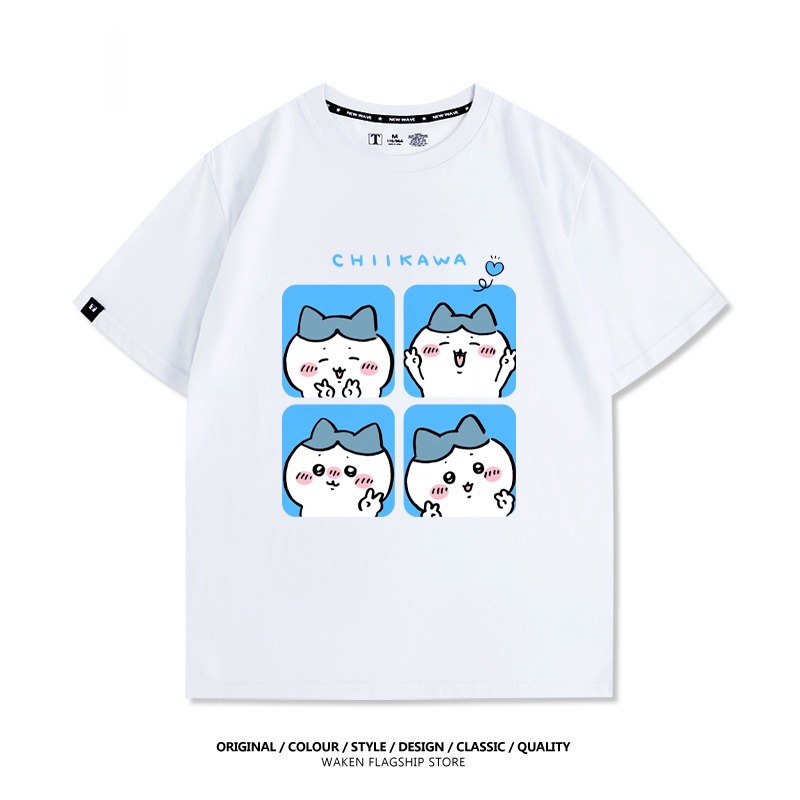 Chiikawa 2025親子情侶男女同款 印花短袖T恤