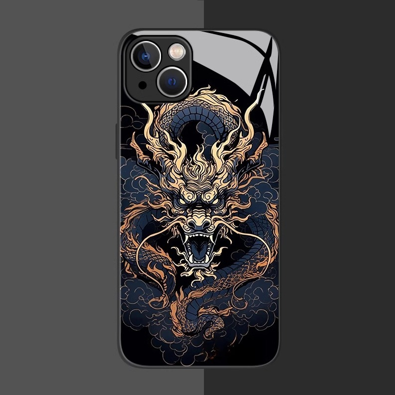 國潮黑龍新款高清全包防摔玻璃殼-ZUIHANG SHOP