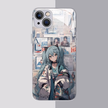 初音未來新款高清全包防摔玻璃殼-ZUIHANG SHOP