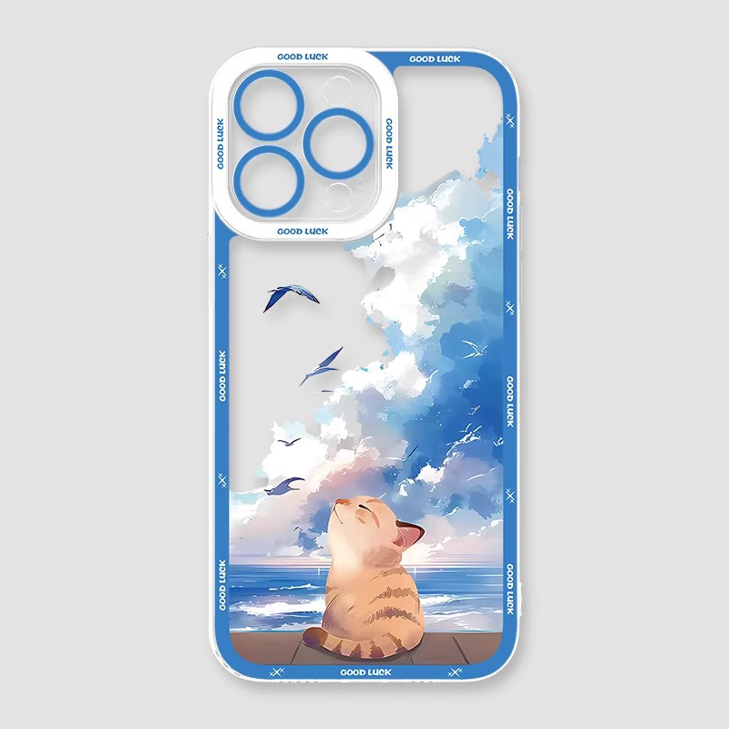 可愛萌寵天使眼透明防摔軟殼-ZUIHANG SHOP