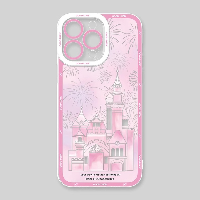 煙花城堡天使眼透明防摔軟殼-ZUIHANG SHOP