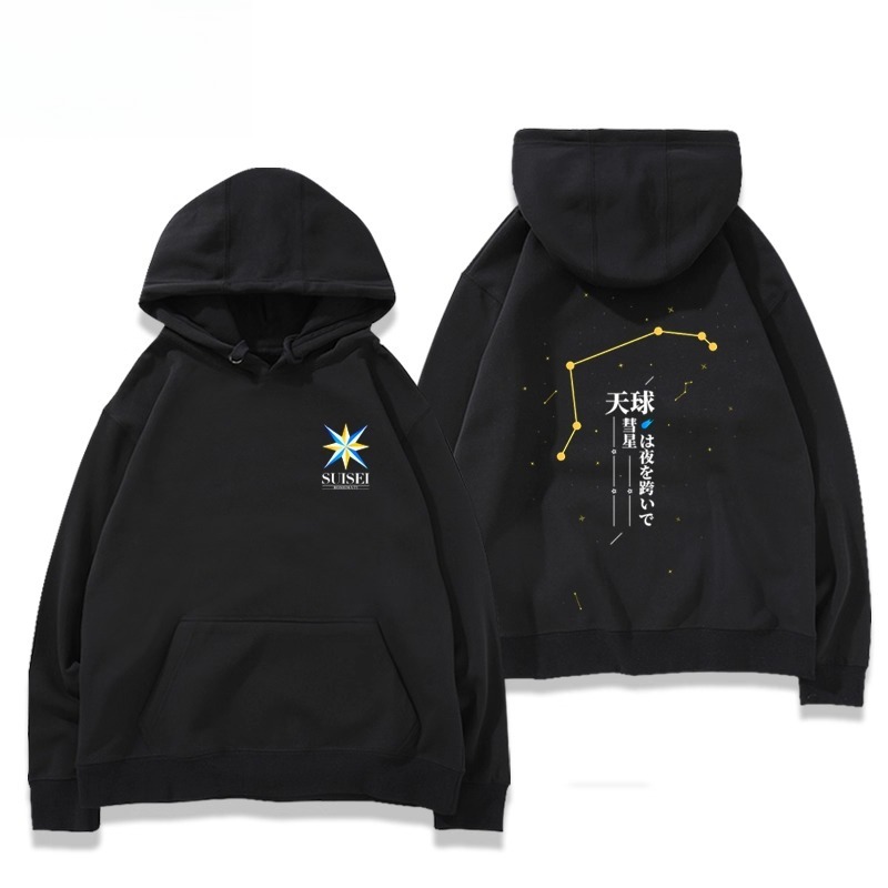 Hololive 虛擬主播 2025秋冬新款 親子情侶裝連帽衛衣