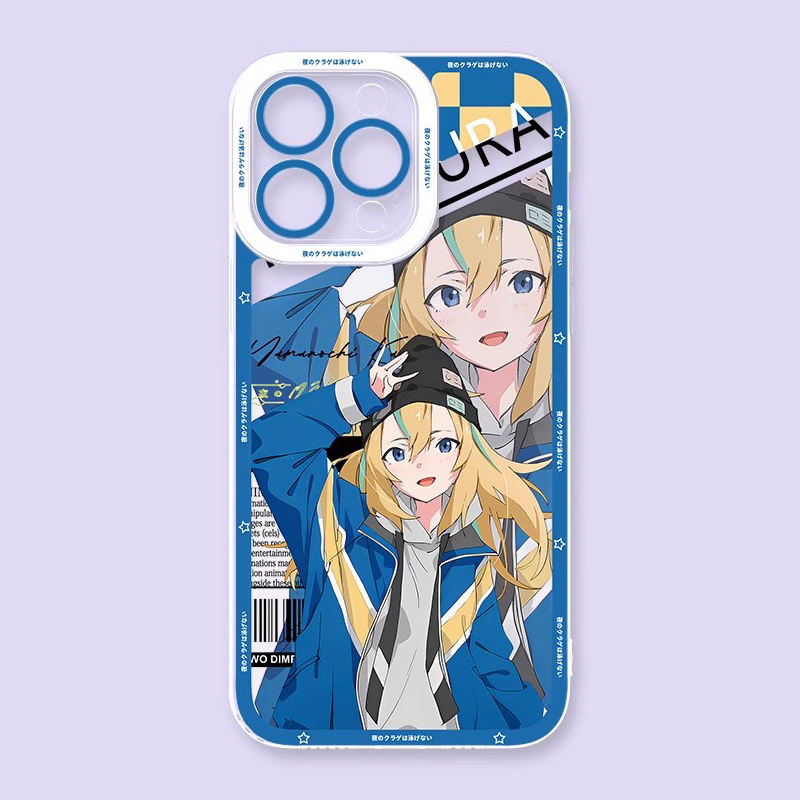 夜晚的水母不會游泳天使眼透明防摔軟殼-ZUIHANG SHOP