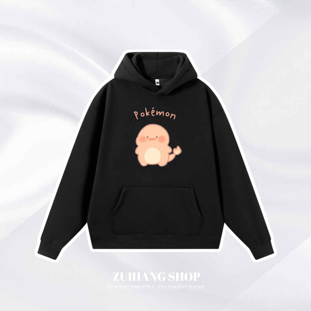 寶可夢Q版新款 親子情侶男女款連帽衛衣-ZUIHANG SHOP
