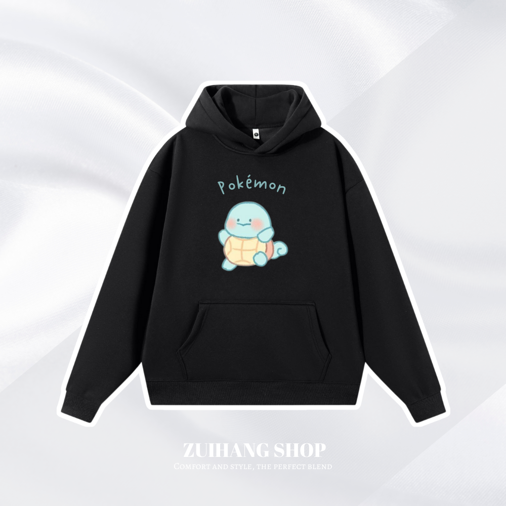 寶可夢Q版新款 親子情侶男女款連帽衛衣-ZUIHANG SHOP
