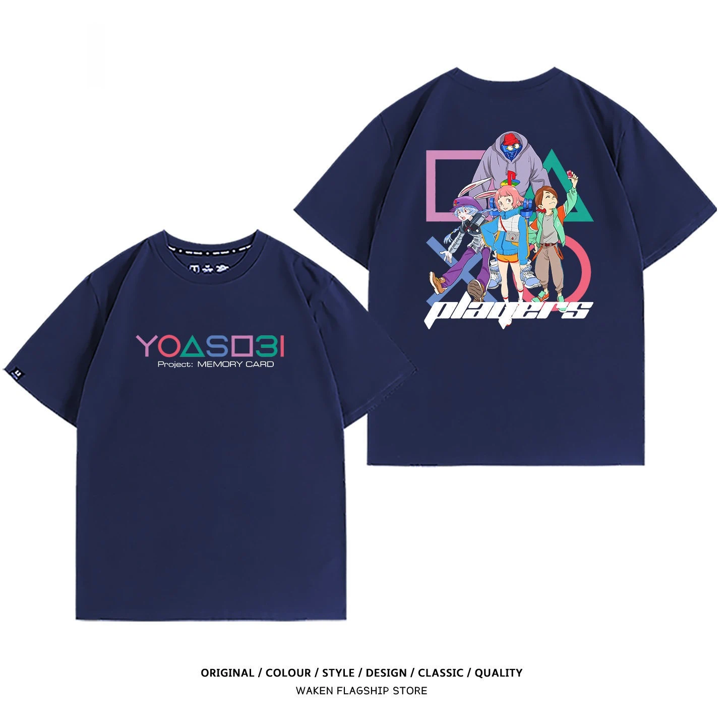 YOASOBI 特別聯動 PlayStation 印花短袖T恤