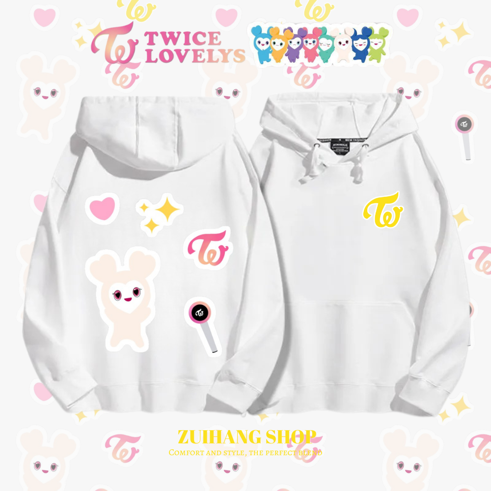 Twicelovely新款 親子情侶男女款連帽衛衣-ZUIHANG SHOP