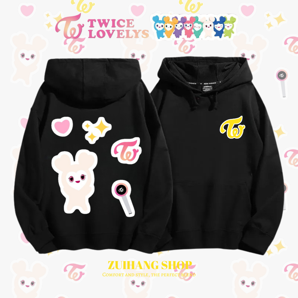 Twicelovely新款 親子情侶男女款連帽衛衣-ZUIHANG SHOP