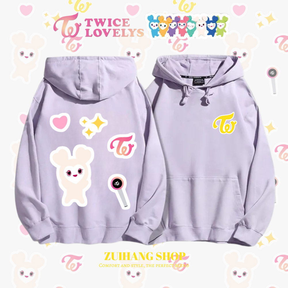 Twicelovely新款 親子情侶男女款連帽衛衣-ZUIHANG SHOP