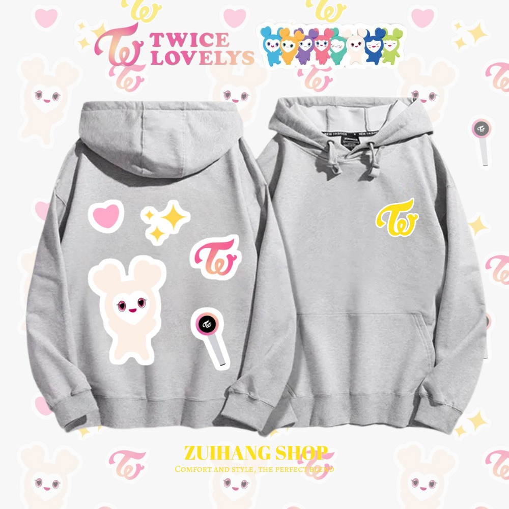 Twicelovely新款 親子情侶男女款連帽衛衣-ZUIHANG SHOP