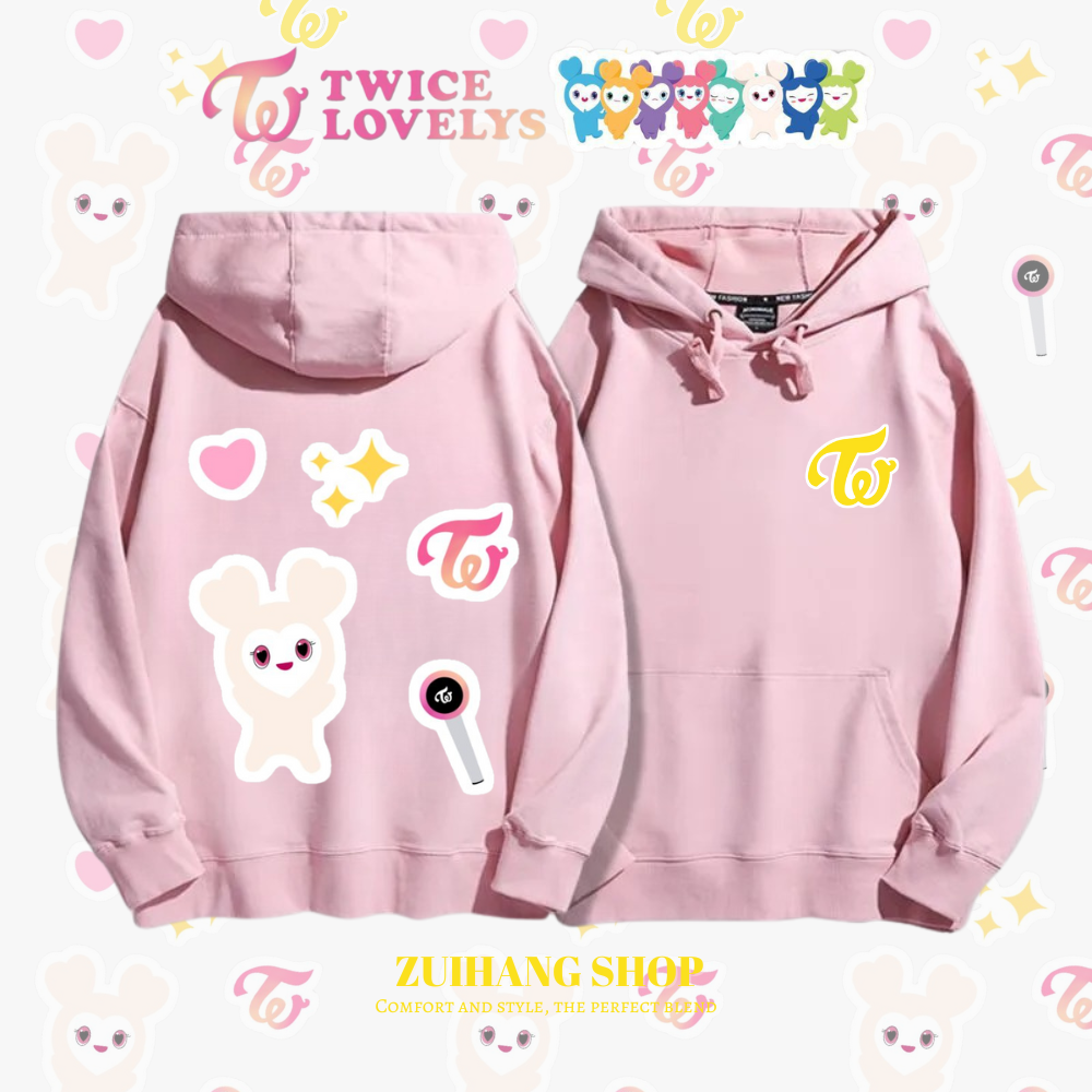 Twicelovely新款 親子情侶男女款連帽衛衣-ZUIHANG SHOP