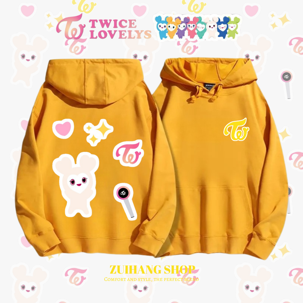 Twicelovely新款 親子情侶男女款連帽衛衣-ZUIHANG SHOP