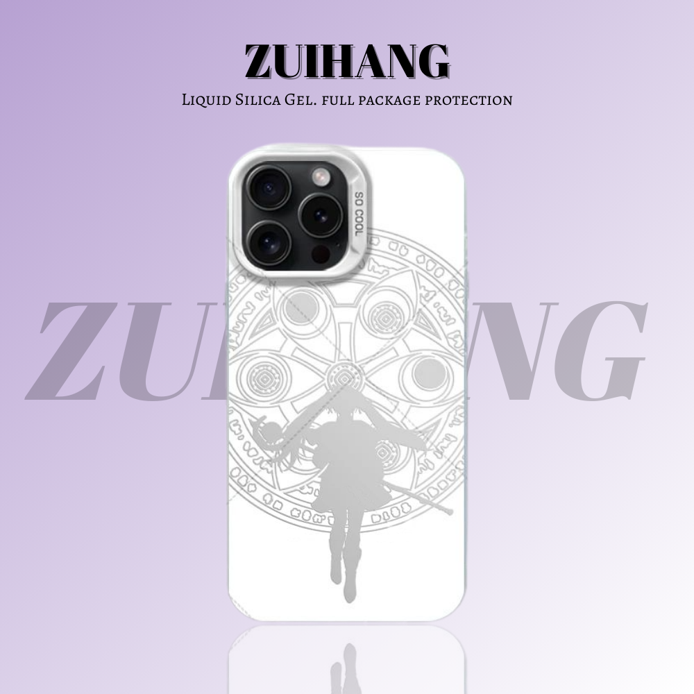 芙莉蓮彩銀線條漸變防摔手機殼-ZUIHANG SHOP