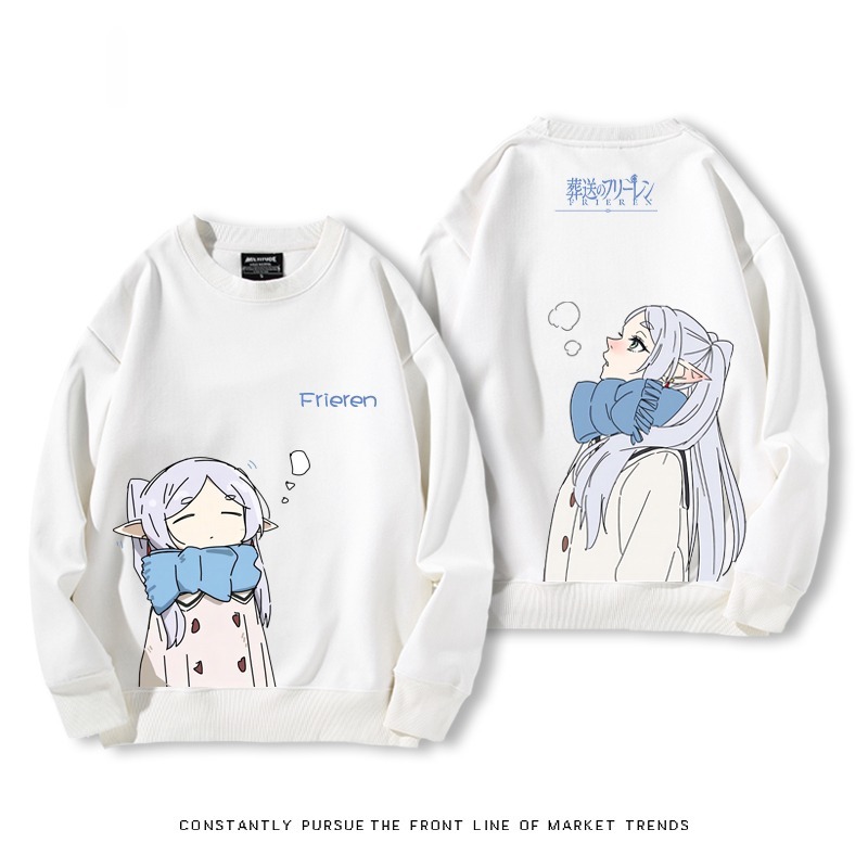 葬送的芙莉蓮 秋冬新款 親子情侶裝圓領長袖