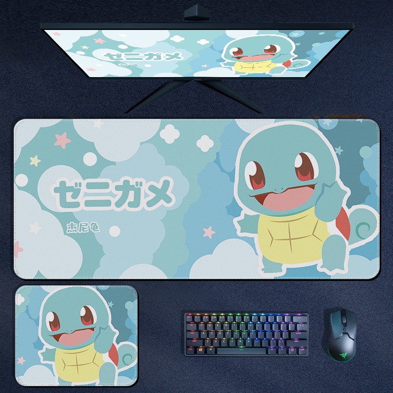 寶可夢 Pokémon 超大滑鼠墊｜加厚電競遊戲桌墊