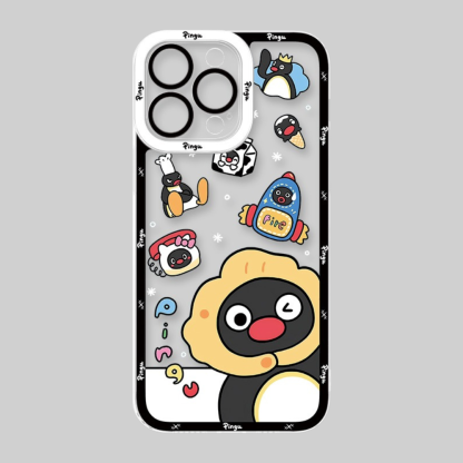 Pingu企鵝天使眼透明防摔軟殼-ZUIHANG SHOP