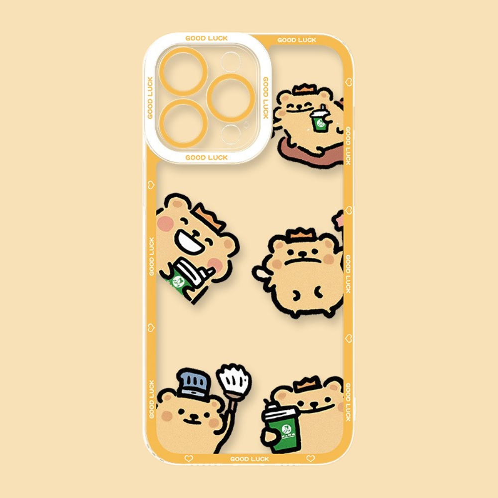 小熊蟲天使眼透明防摔軟殼-ZUIHANG SHOP