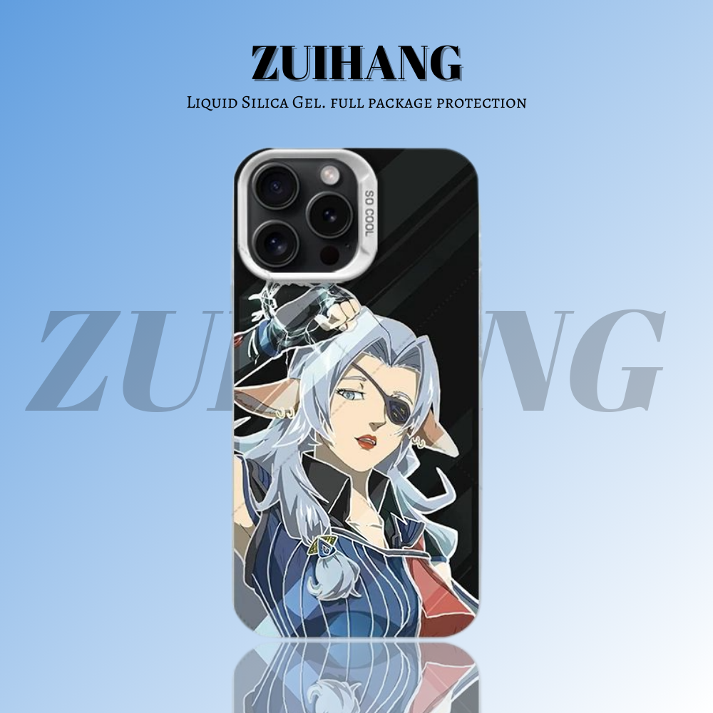 【大集合1.0】動漫彩銀線條漸變防摔手機殼-ZUIHANG SHOP