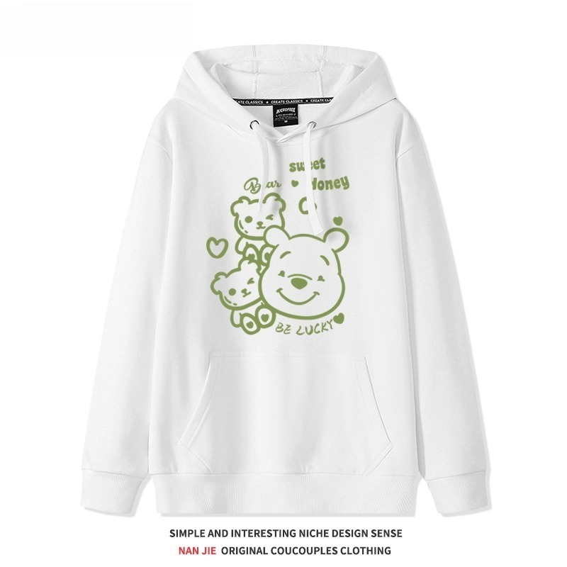 小熊維尼聯名 衛衣2025秋冬新款親子情侶裝連帽衛衣
