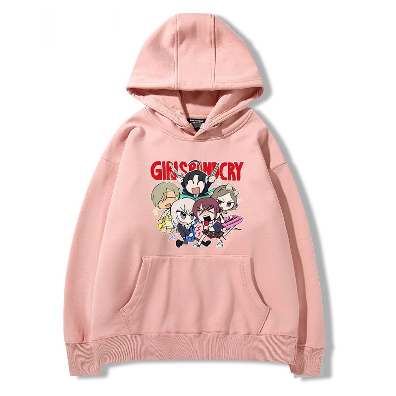 Girls Band Cry 秋冬新款 親子情侶裝連帽衛衣