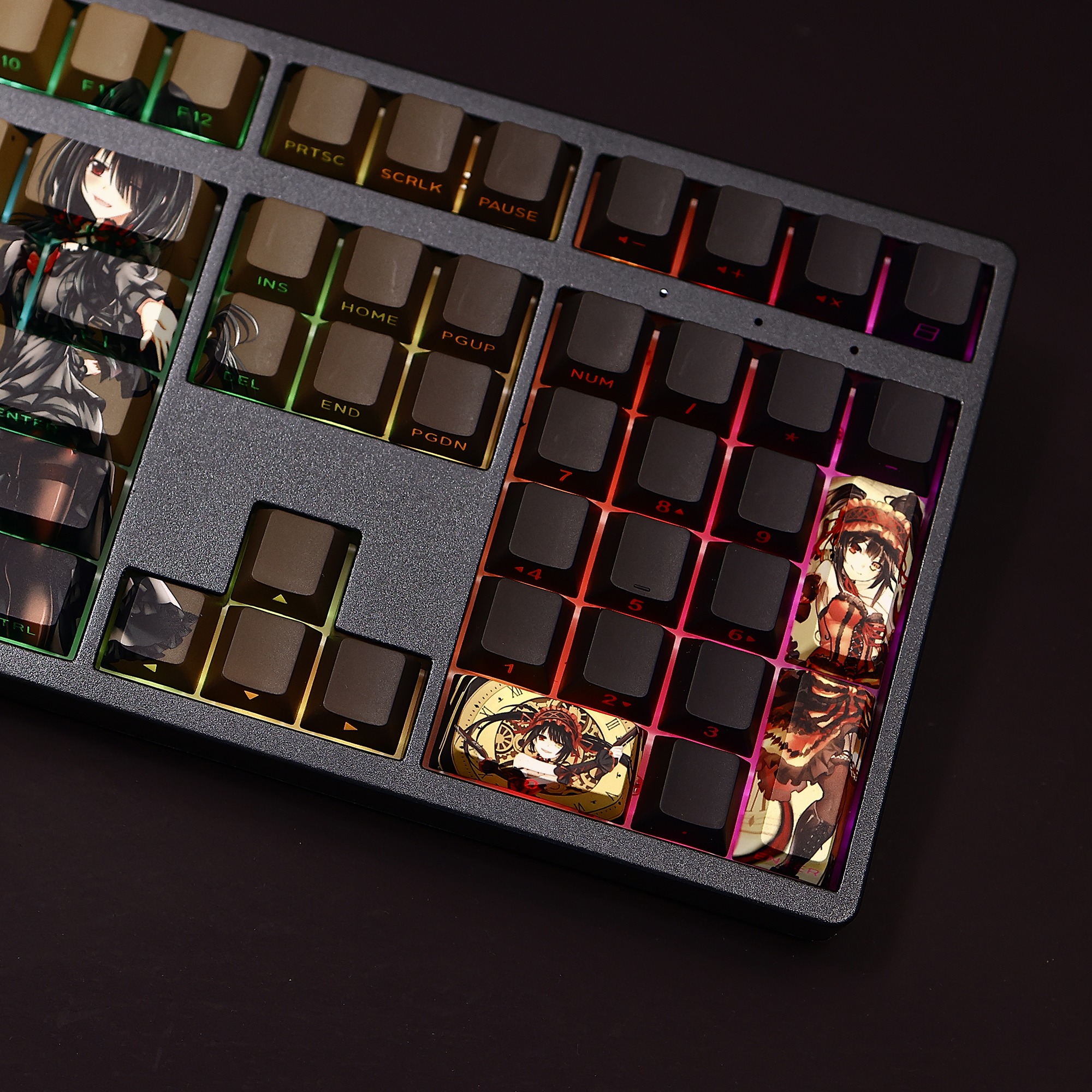 約會大作戰時崎狂三透光RGB108鍵標準配列衛星軸鍵帽-ZUIHANG SHOP