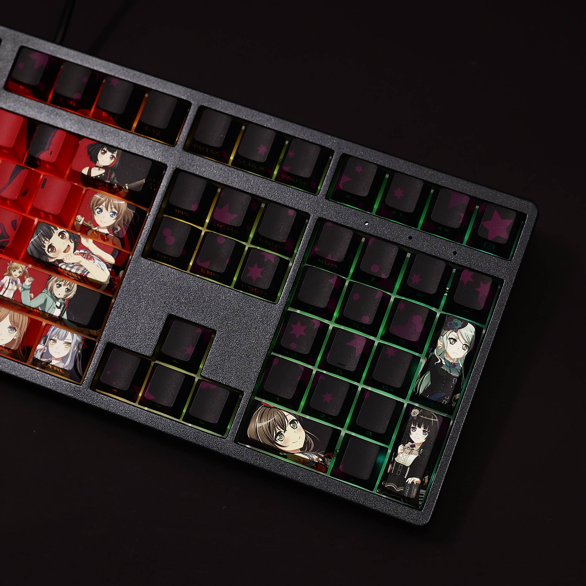 頌樂人偶透光RGB108鍵標準配列衛星軸鍵帽-ZUIHANG SHOP