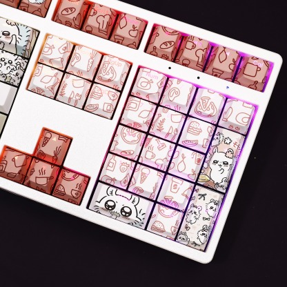 Chiikawa透光RGB108鍵標準配列衛星軸鍵帽-ZUIHANG SHOP