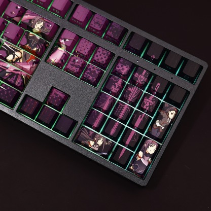 紺野木棉季透光RGB108鍵標準配列衛星軸鍵帽-ZUIHANG SHOP