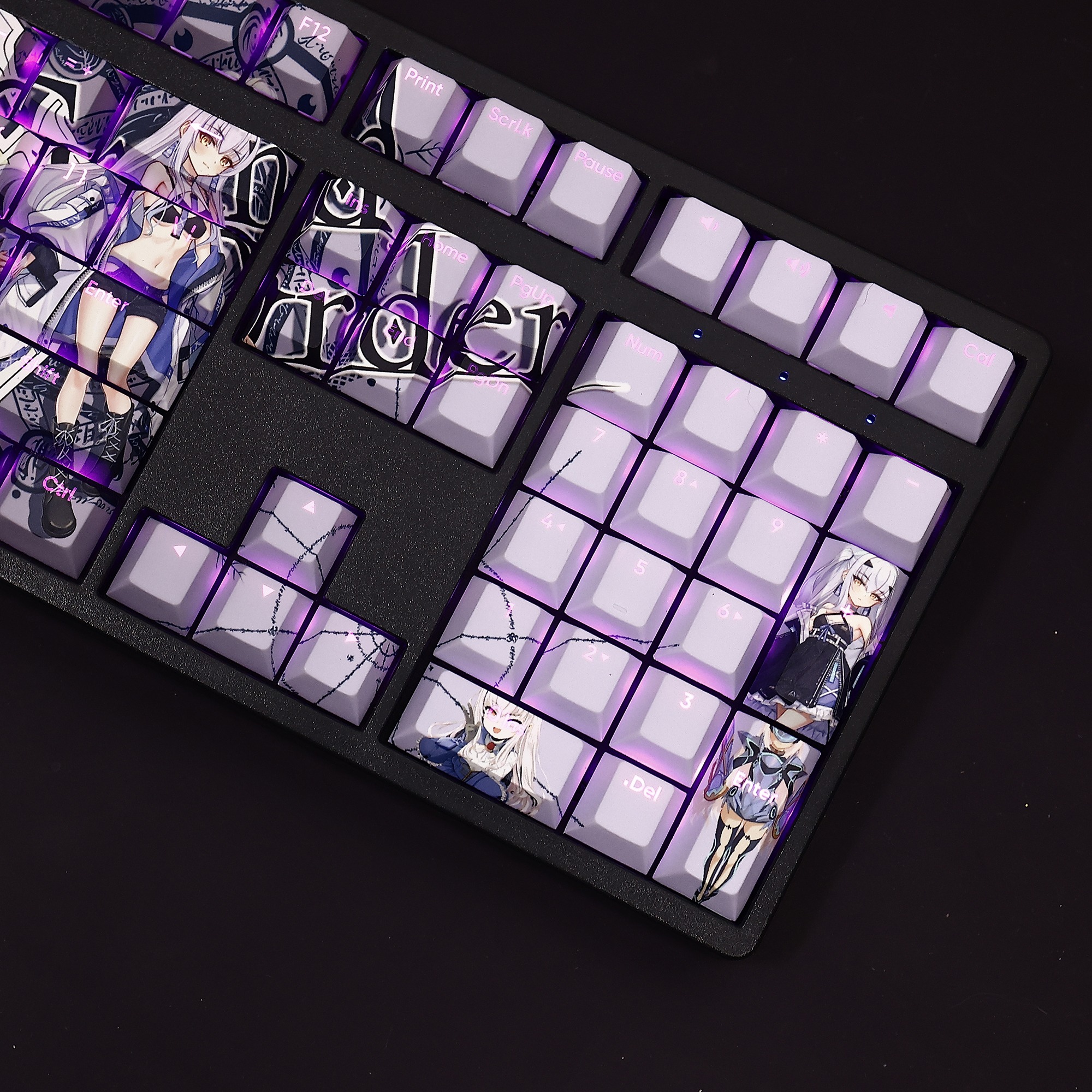 蘭斯洛特透光RGB108鍵標準配列衛星軸鍵帽-ZUIHANG SHOP