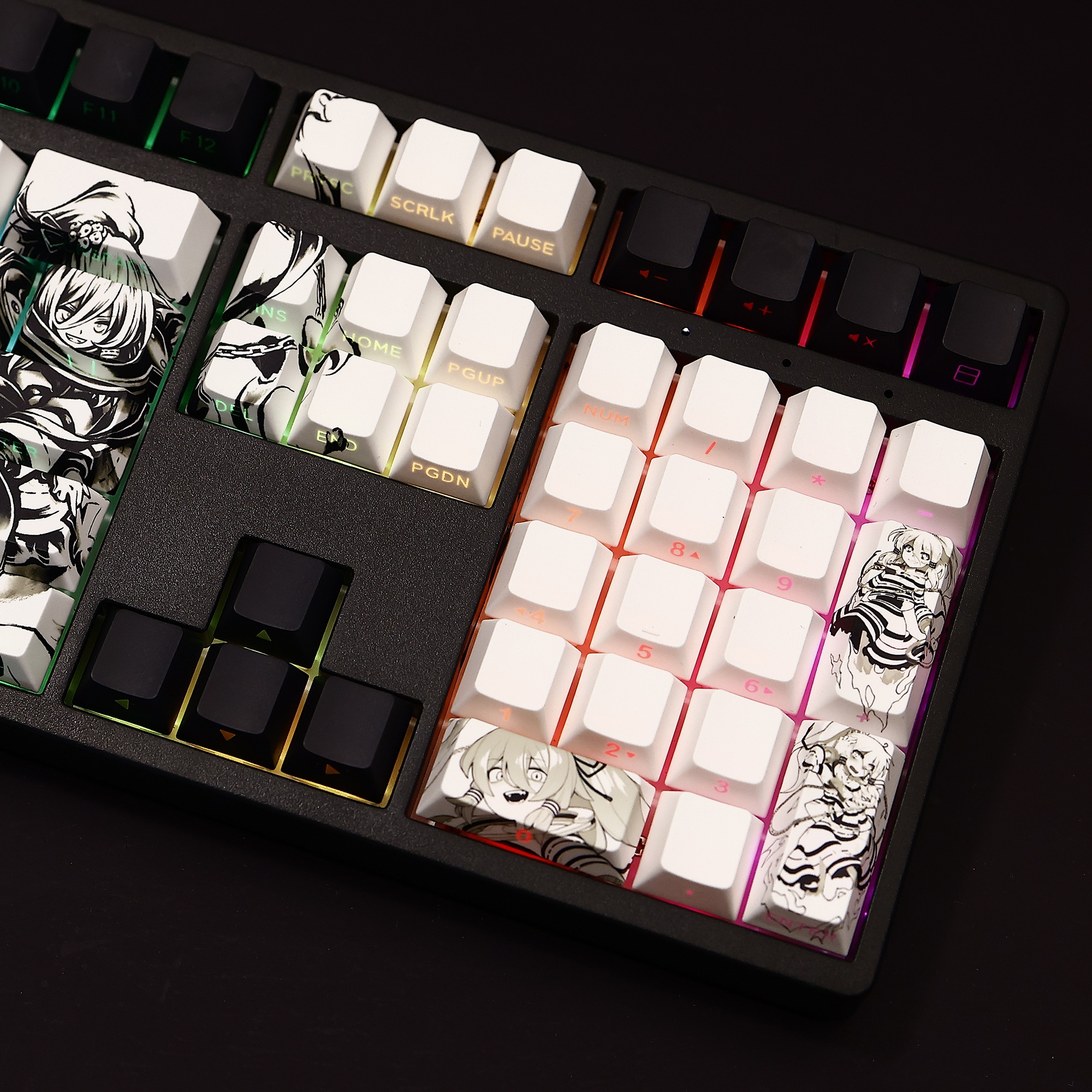 宮出口瑞靈東方Project透光RGB108鍵標準配列衛星軸鍵帽-ZUIHANG SHOP