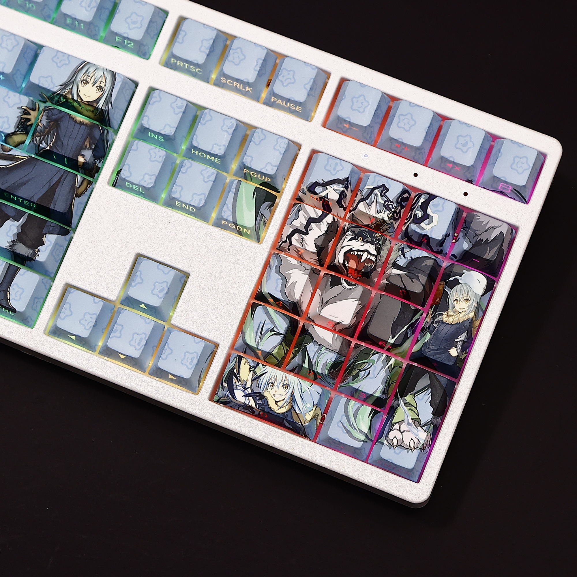 利姆魯透光RGB108鍵標準配列衛星軸鍵帽-ZUIHANG SHOP