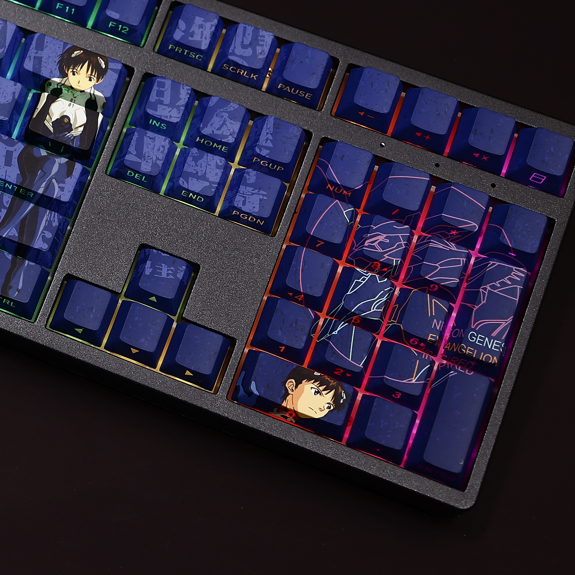 碇真嗣透光RGB108鍵標準配列衛星軸鍵帽-ZUIHANG SHOP