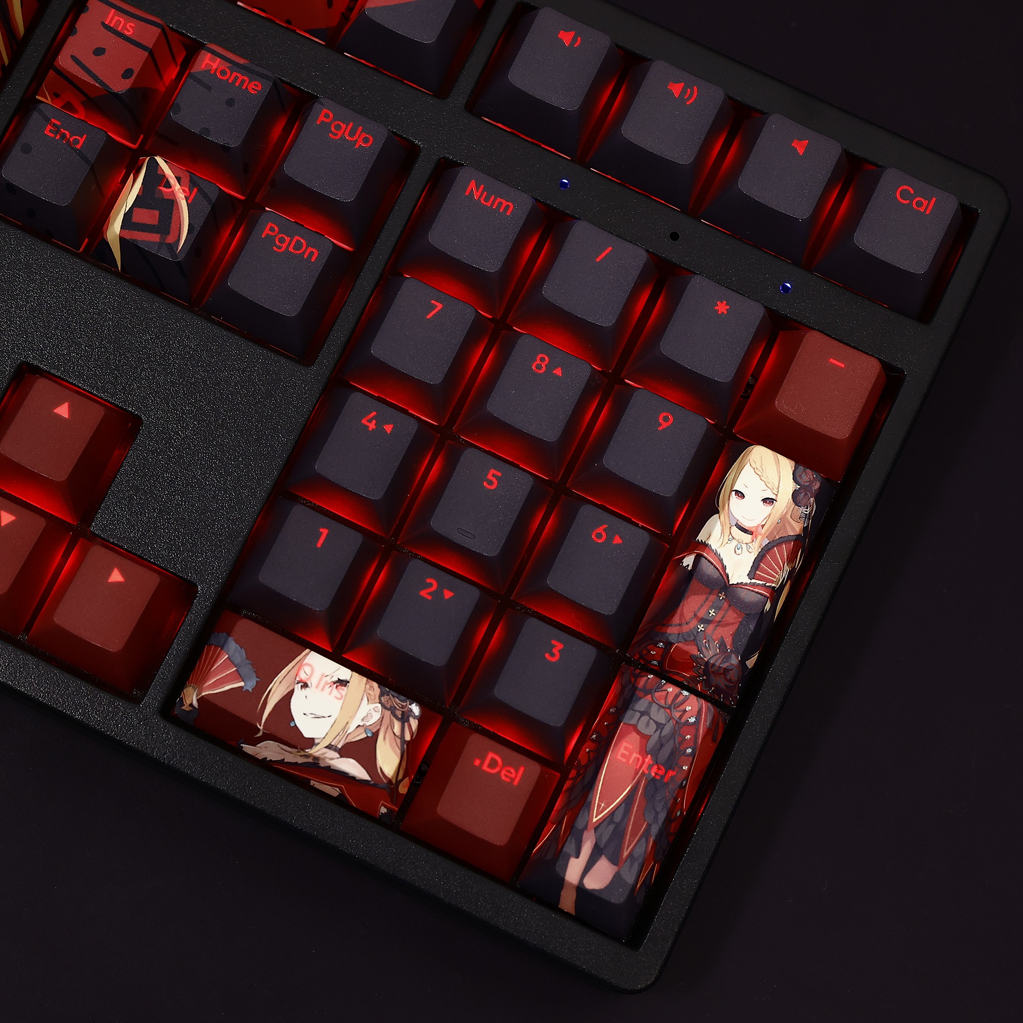 普莉希拉·跋利耶爾透光RGB108鍵標準配列衛星軸鍵帽-ZUIHANG SHOP